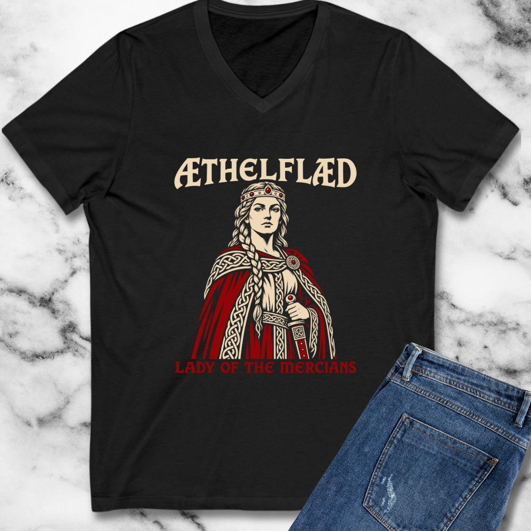 Aethelflaed Lady of the Mercians V-Neck