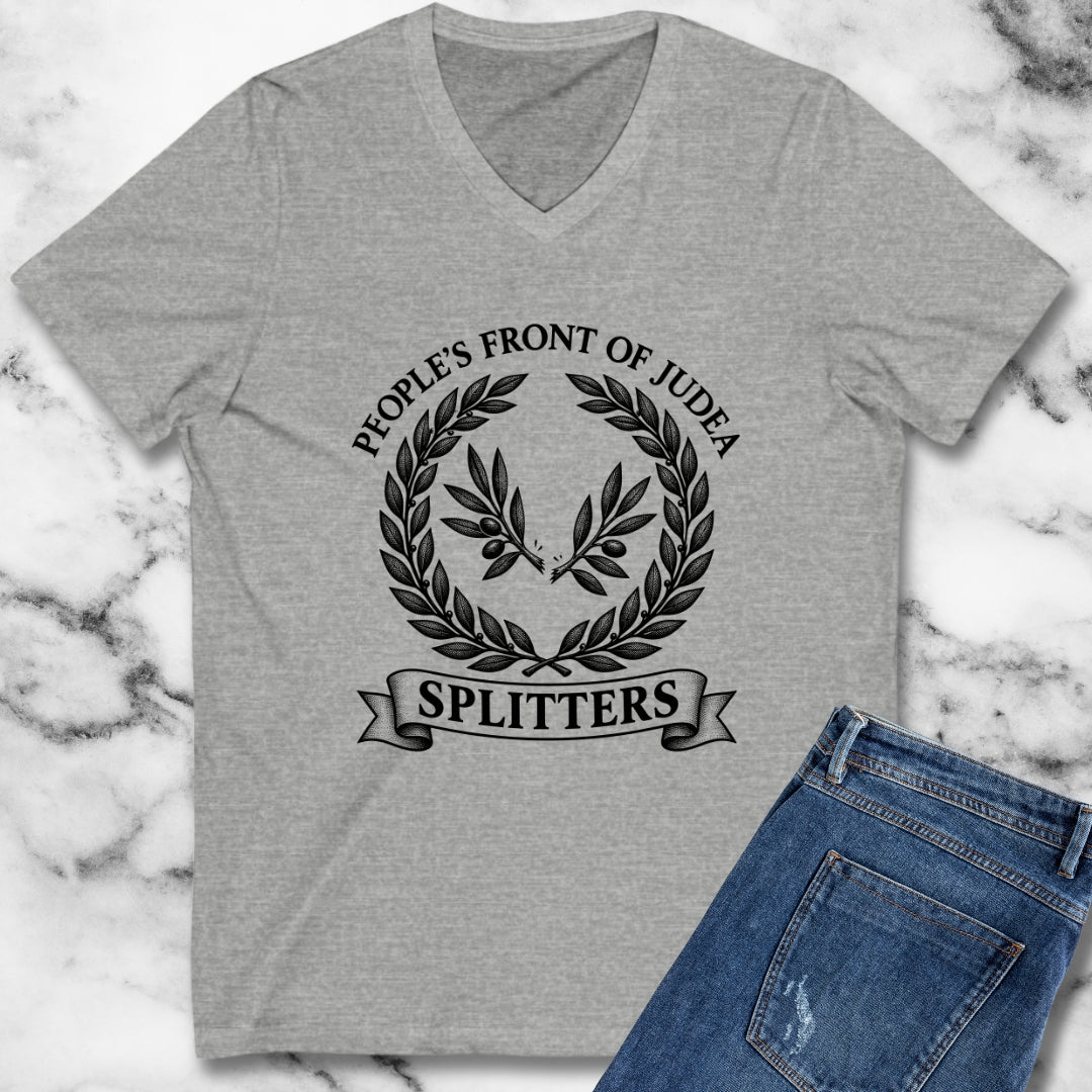 Splitters People's Front of Judea Crest V-neck