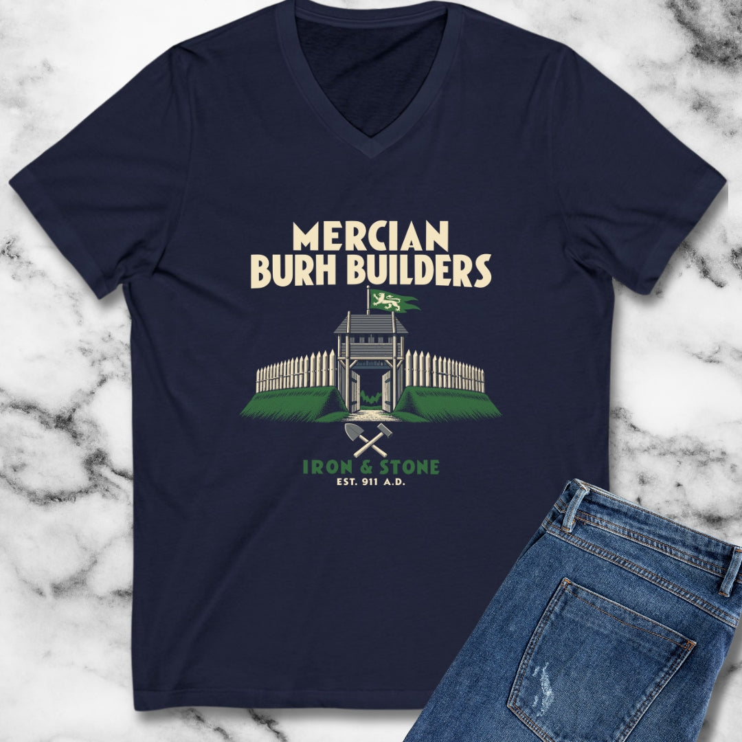 Mercian Burh Builders Iron and Stone V-Neck
