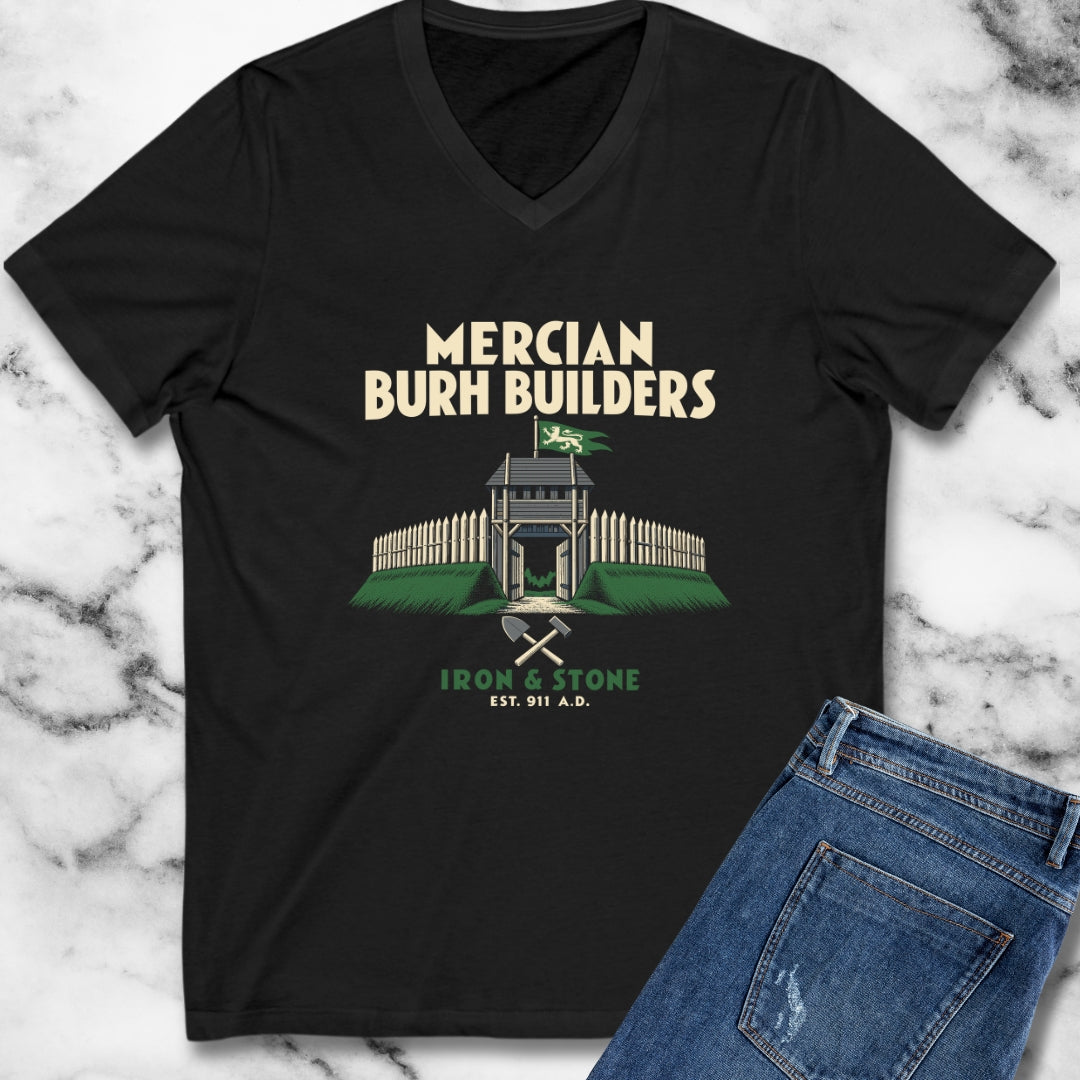 Mercian Burh Builders Iron and Stone V-Neck