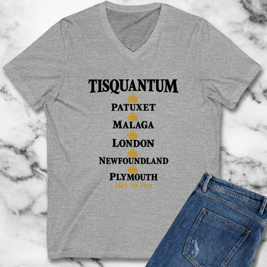 Tisquantum Route Map V-neck