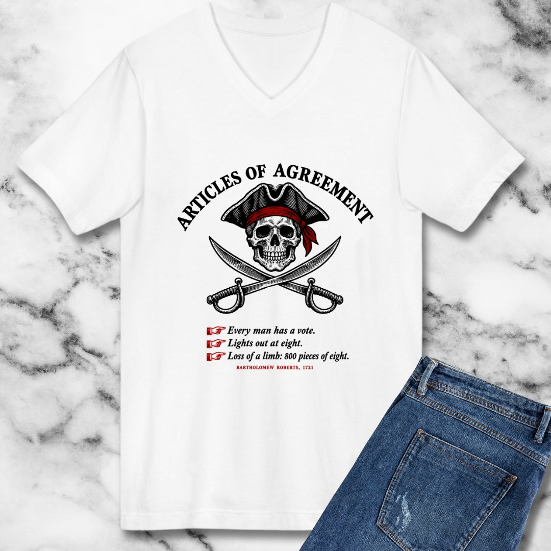 Articles of Agreement Pirate Code V-neck