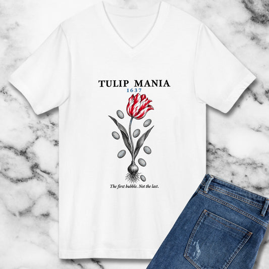 Tulip Mania 1637 V-neck