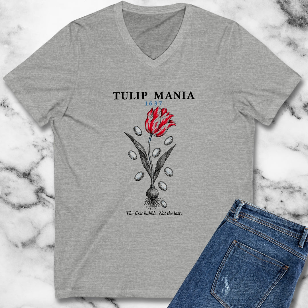 Tulip Mania 1637 V-neck