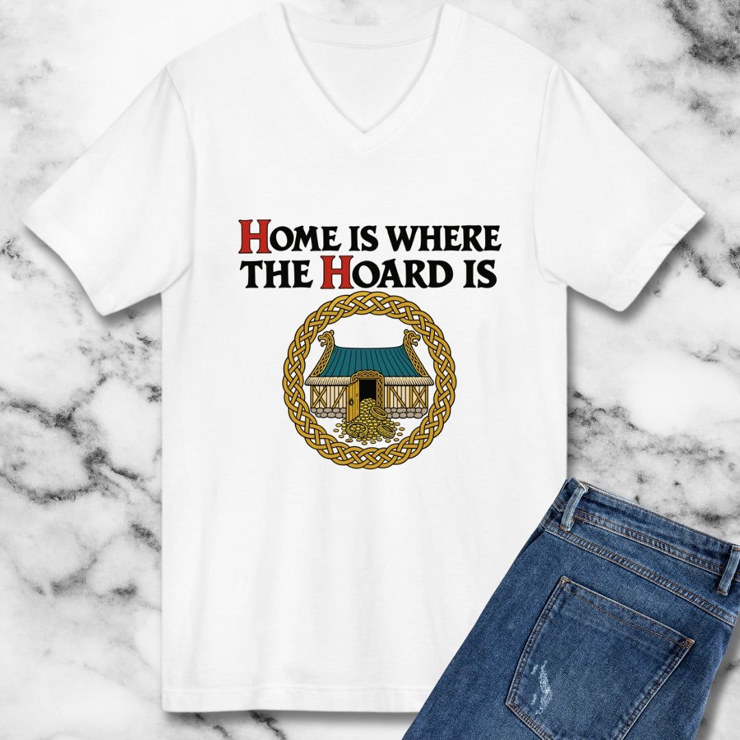 Home Is Where the Hoard Is V-neck