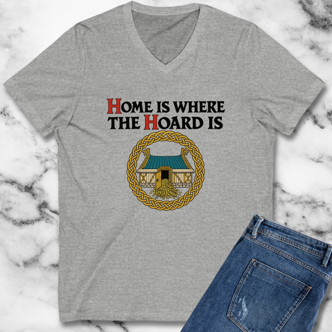 Home Is Where the Hoard Is V-neck