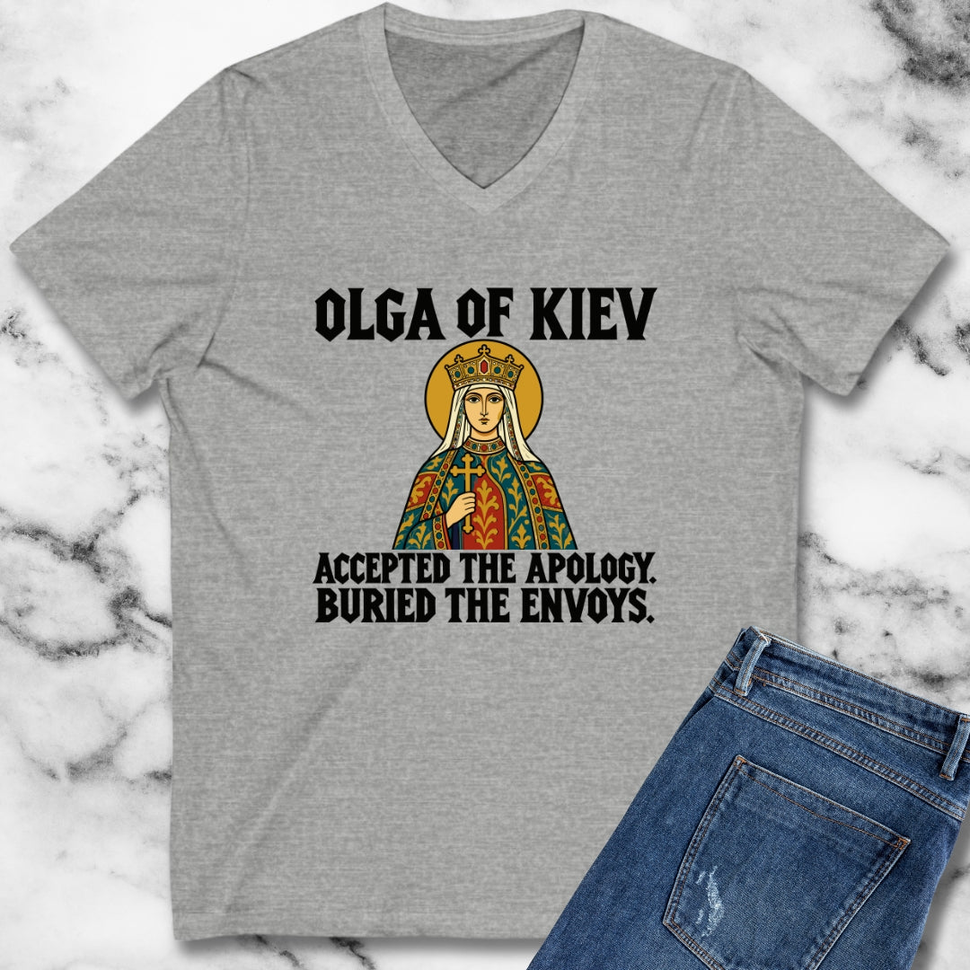 Olga of Kiev Buried the Envoys V-neck