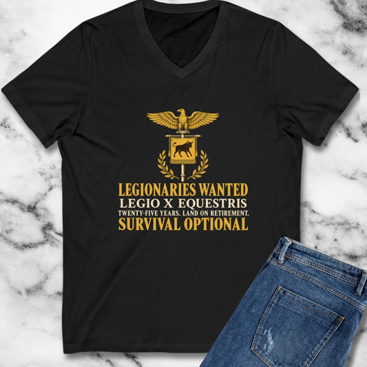 Legionaries Wanted Legio X V-Neck