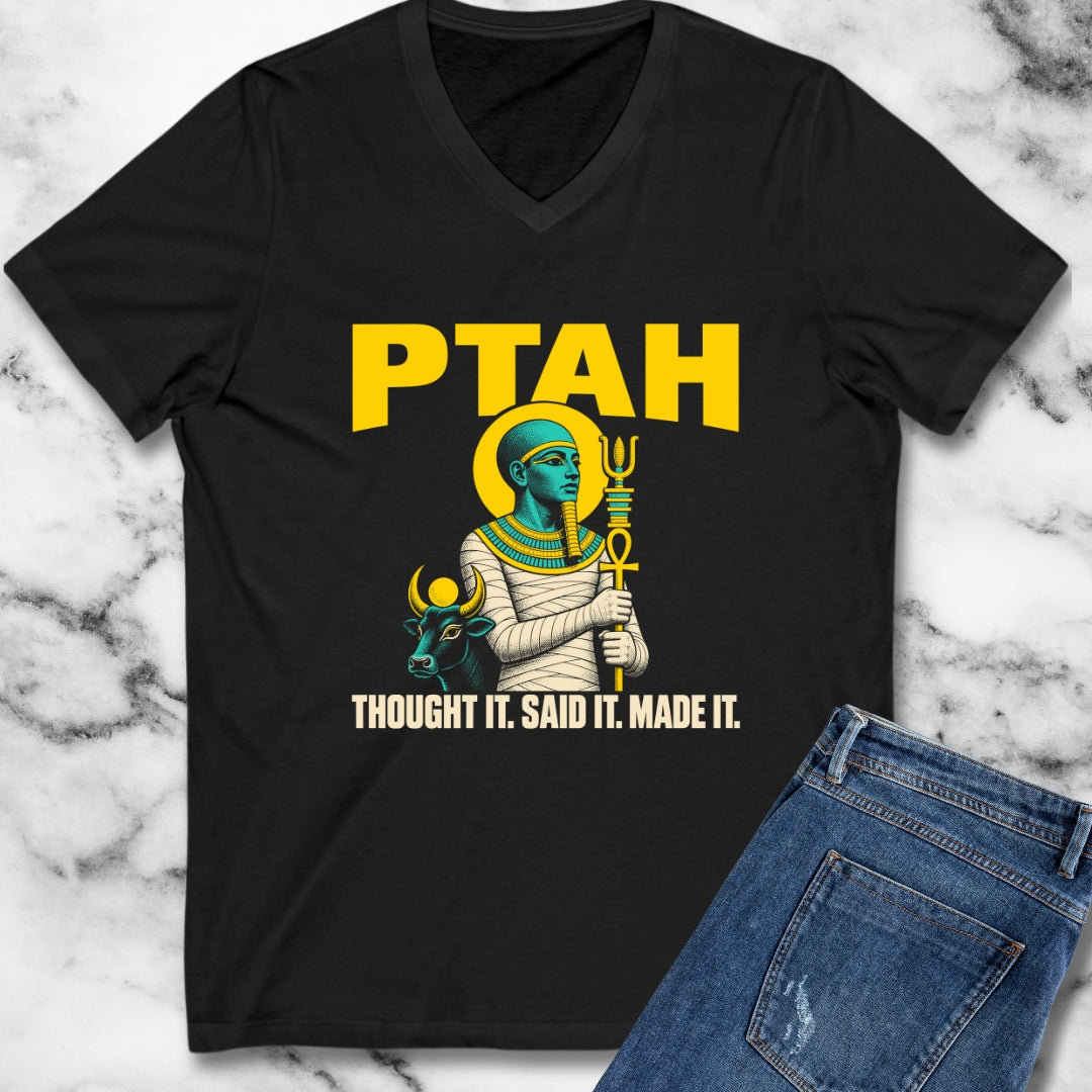 Ptah and the Apis Bull V-Neck