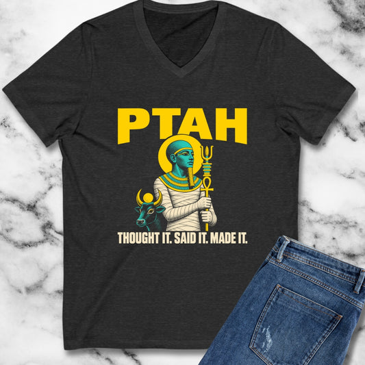 Ptah and the Apis Bull V-Neck
