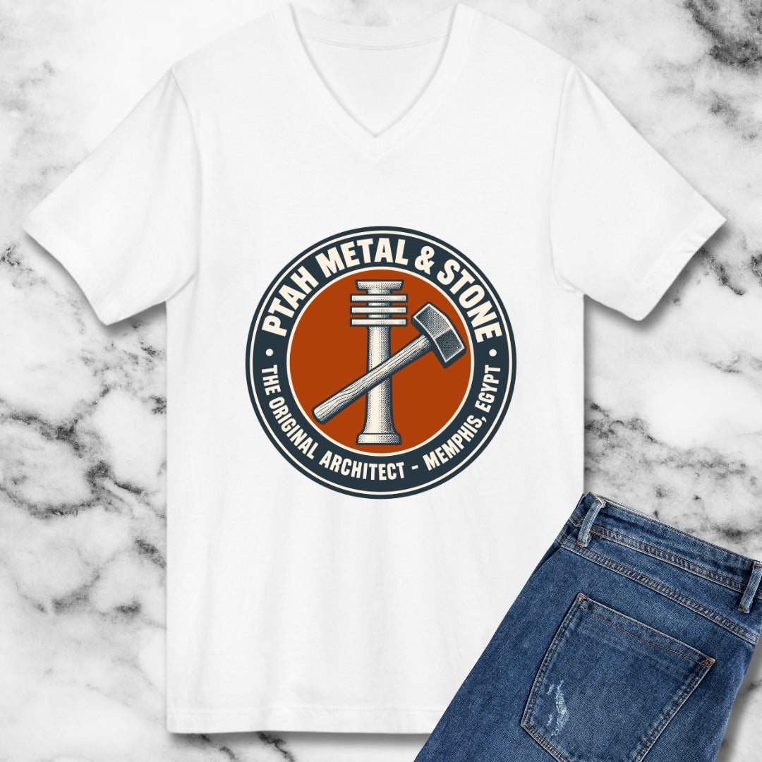 Ptah Metal & Stone V-neck