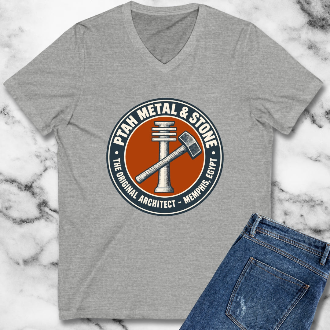 Ptah Metal & Stone V-neck