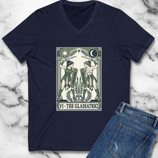 The Gladiatrici Tarot V-Neck