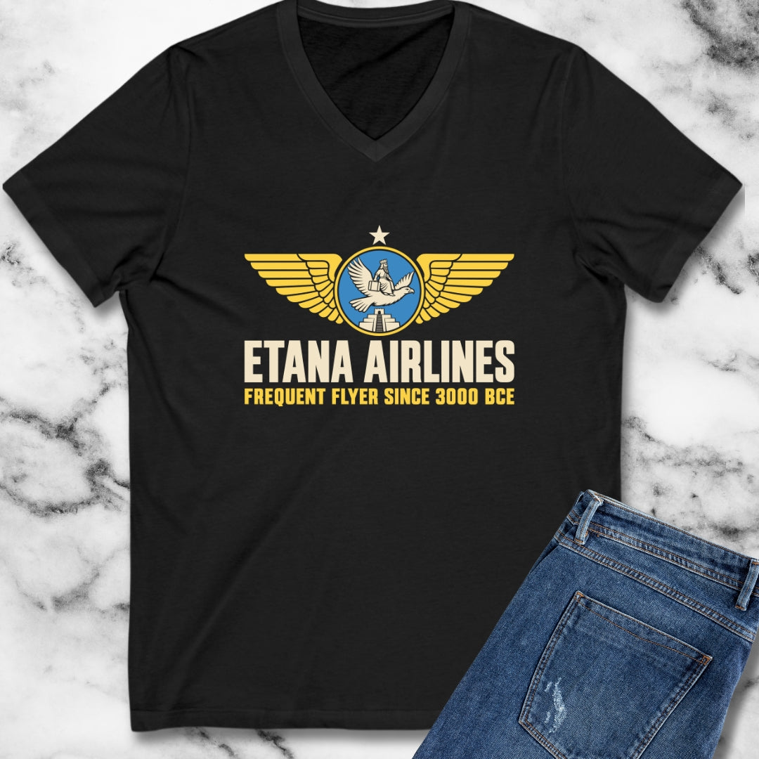 Etana Airlines The Original Red-Eye V-Neck
