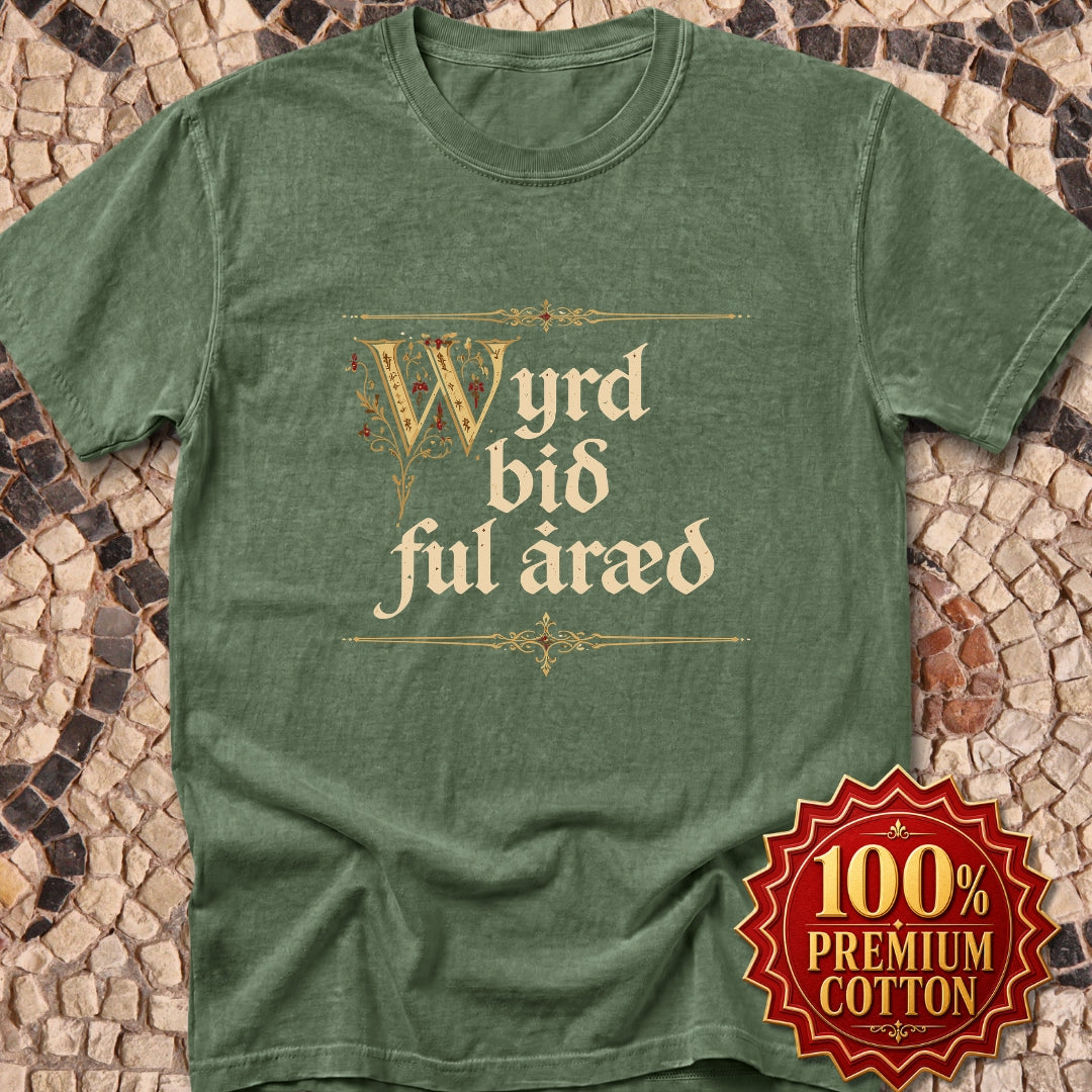 Old English Fate Is Inexorable Premium Tee