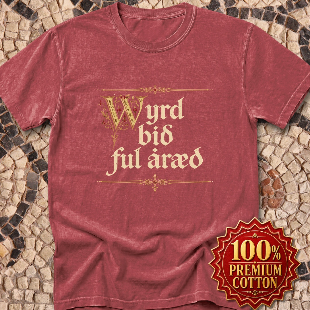 Old English Fate Is Inexorable Premium Tee