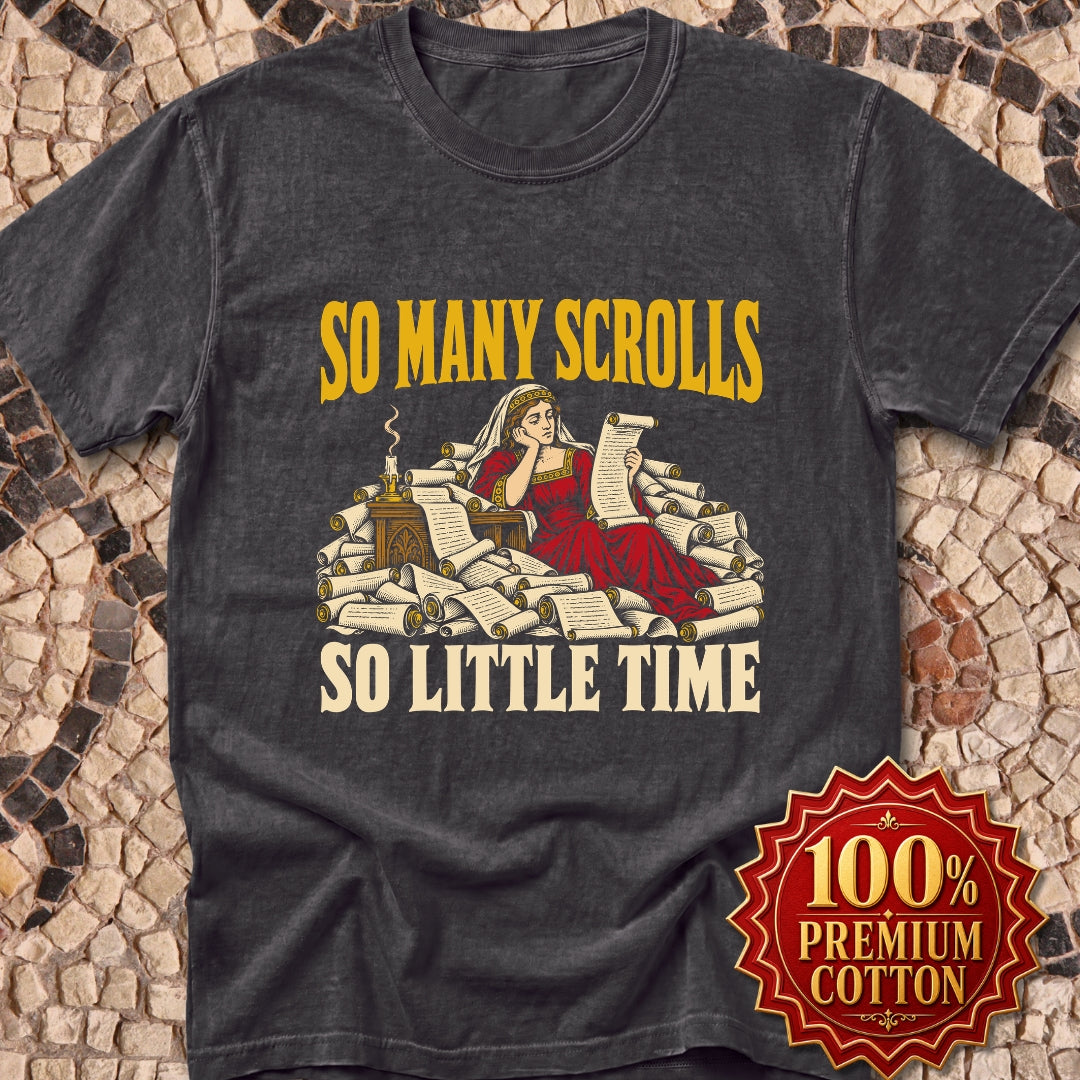 So Many Scrolls So Little Time Premium Tee