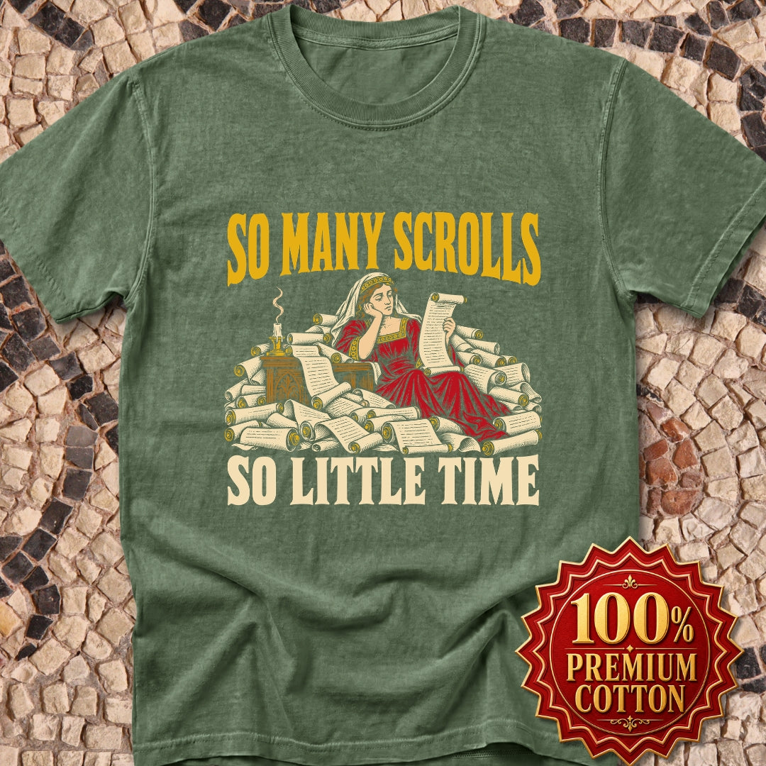 So Many Scrolls So Little Time Premium Tee