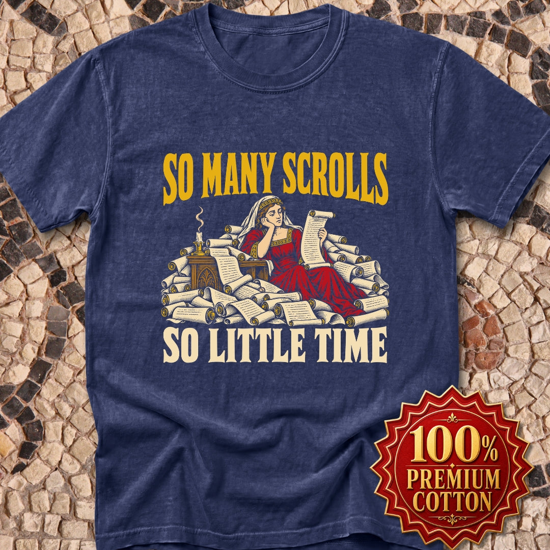 So Many Scrolls So Little Time Premium Tee