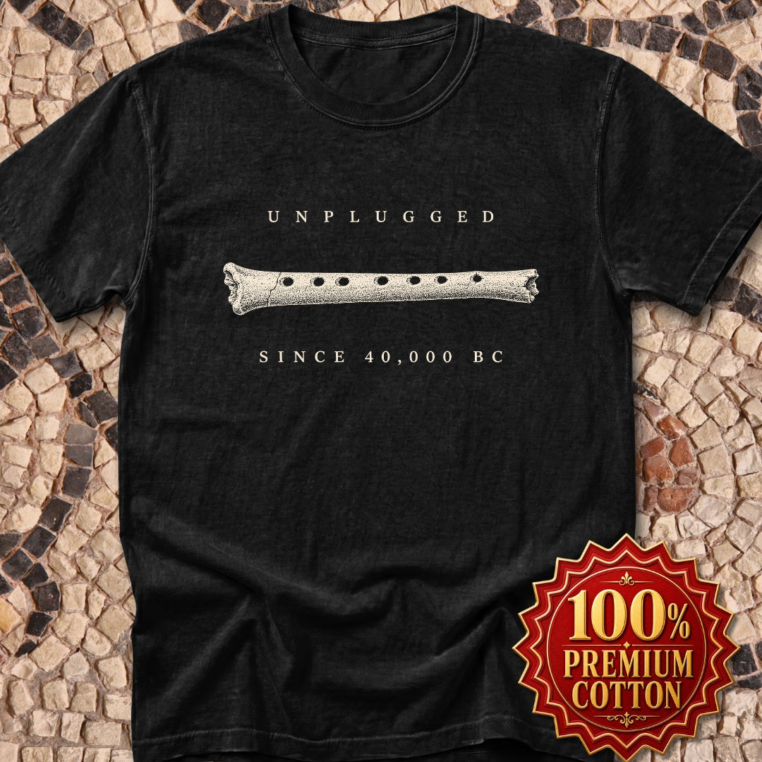 Unplugged Since 40,000 BC Hohle Fels Flute Premium Tee