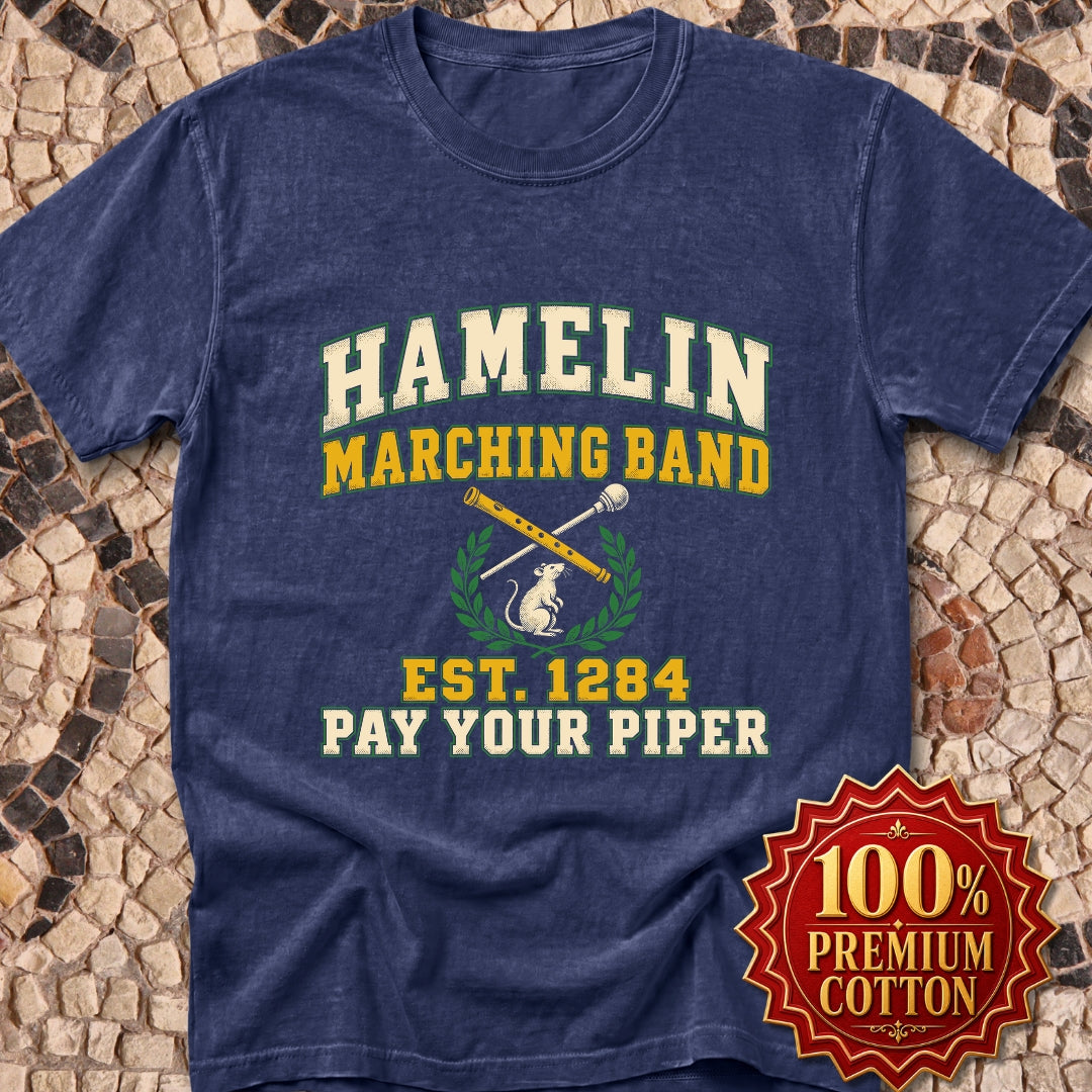 Hamelin Marching Band Pay Your Piper Premium Tee