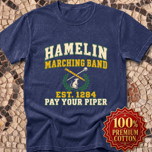 Hamelin Marching Band Pay Your Piper Premium Tee