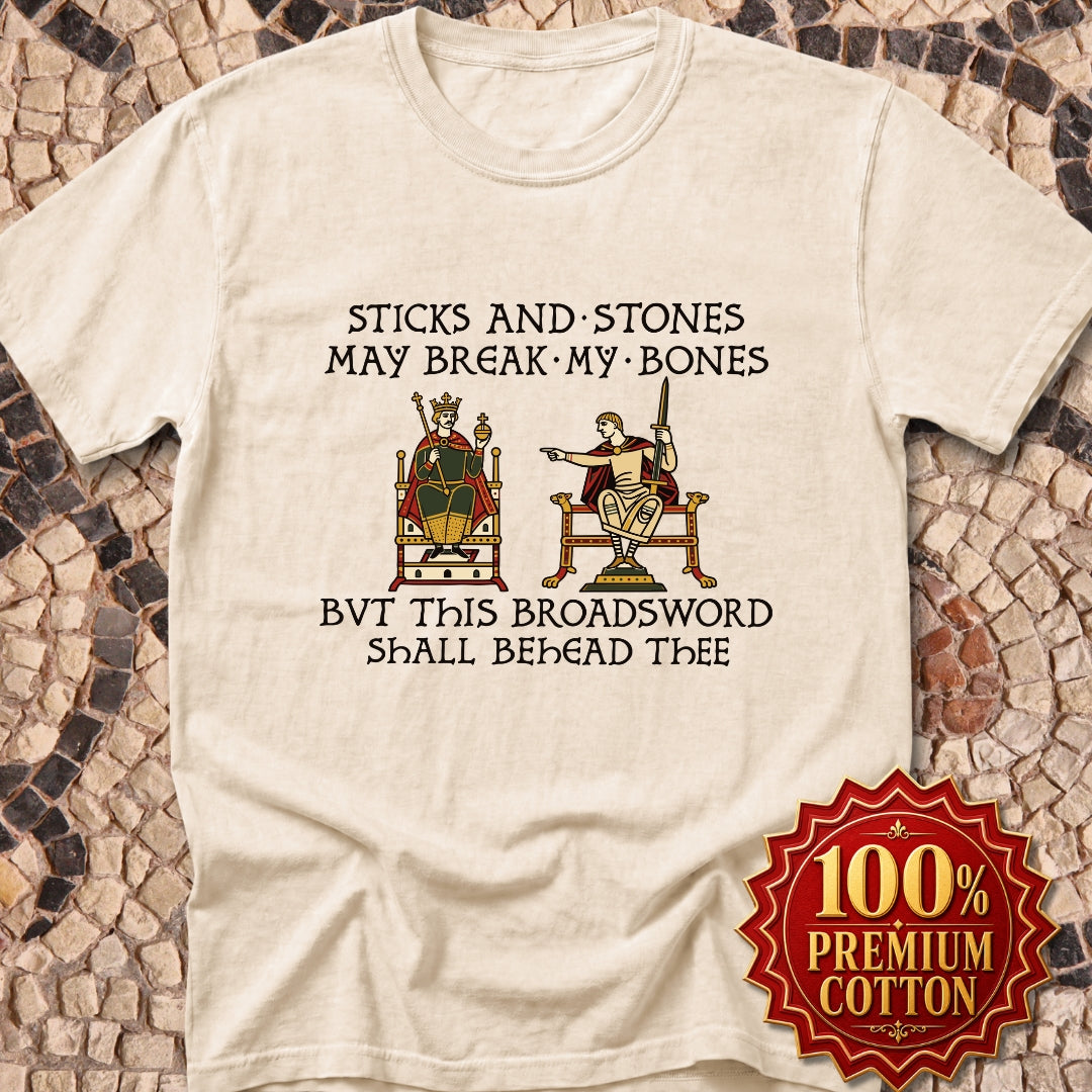Sticks and Stones Medieval Tapestry Premium Tee
