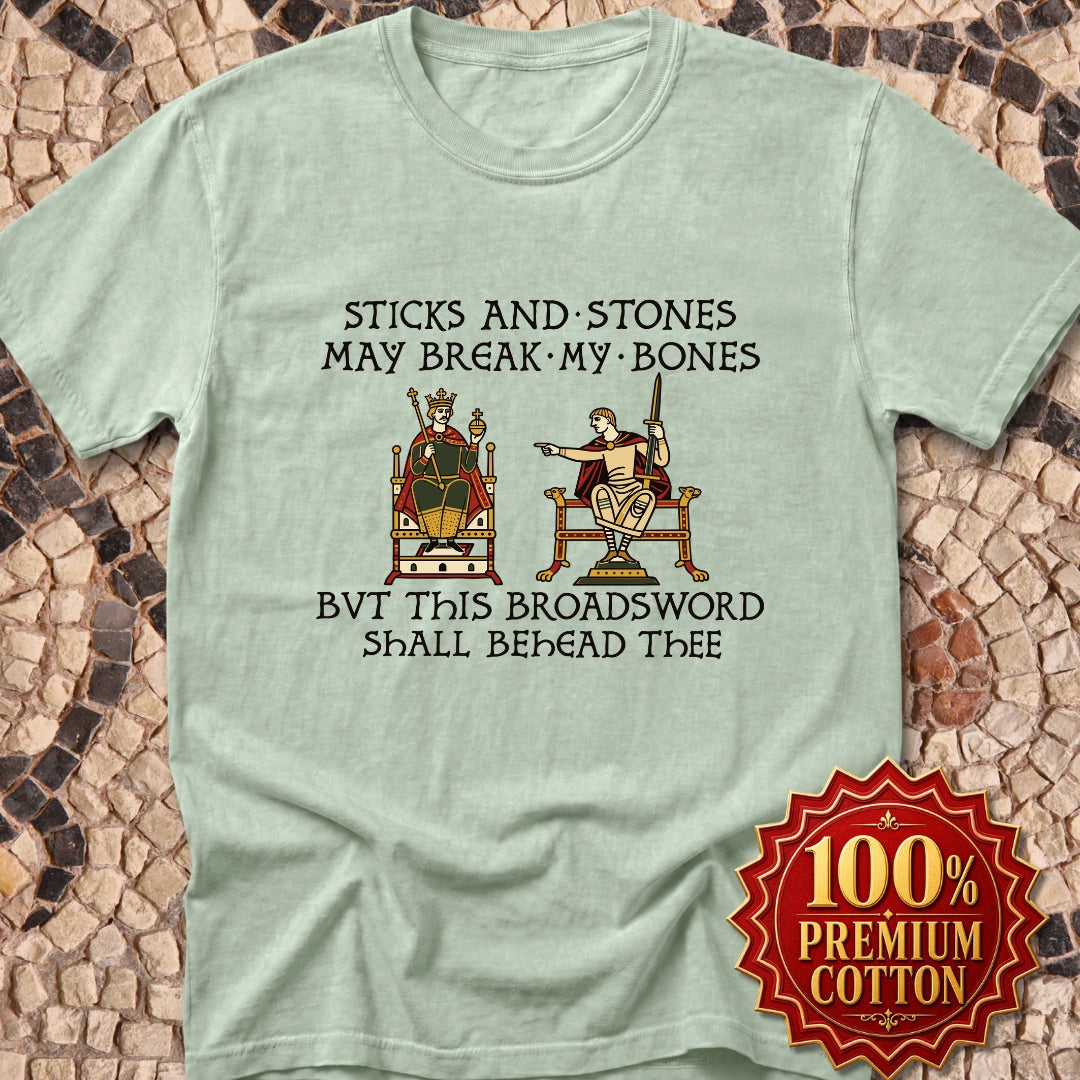 Sticks and Stones Medieval Tapestry Premium Tee
