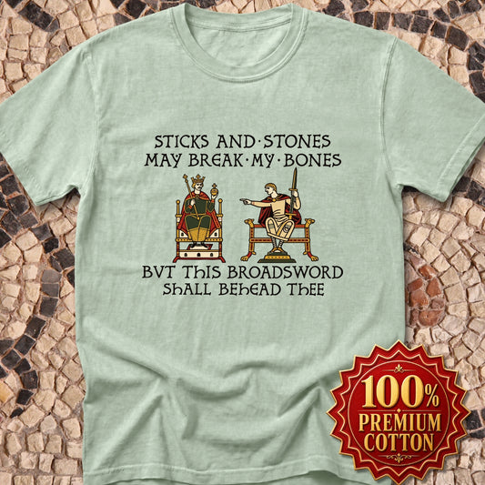 Sticks and Stones Medieval Tapestry Premium Tee