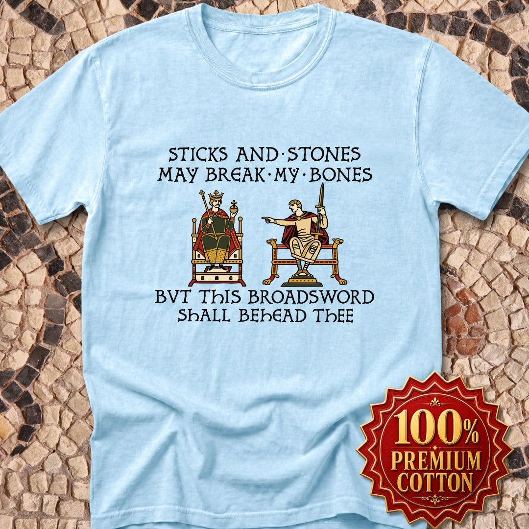 Sticks and Stones Medieval Tapestry Premium Tee