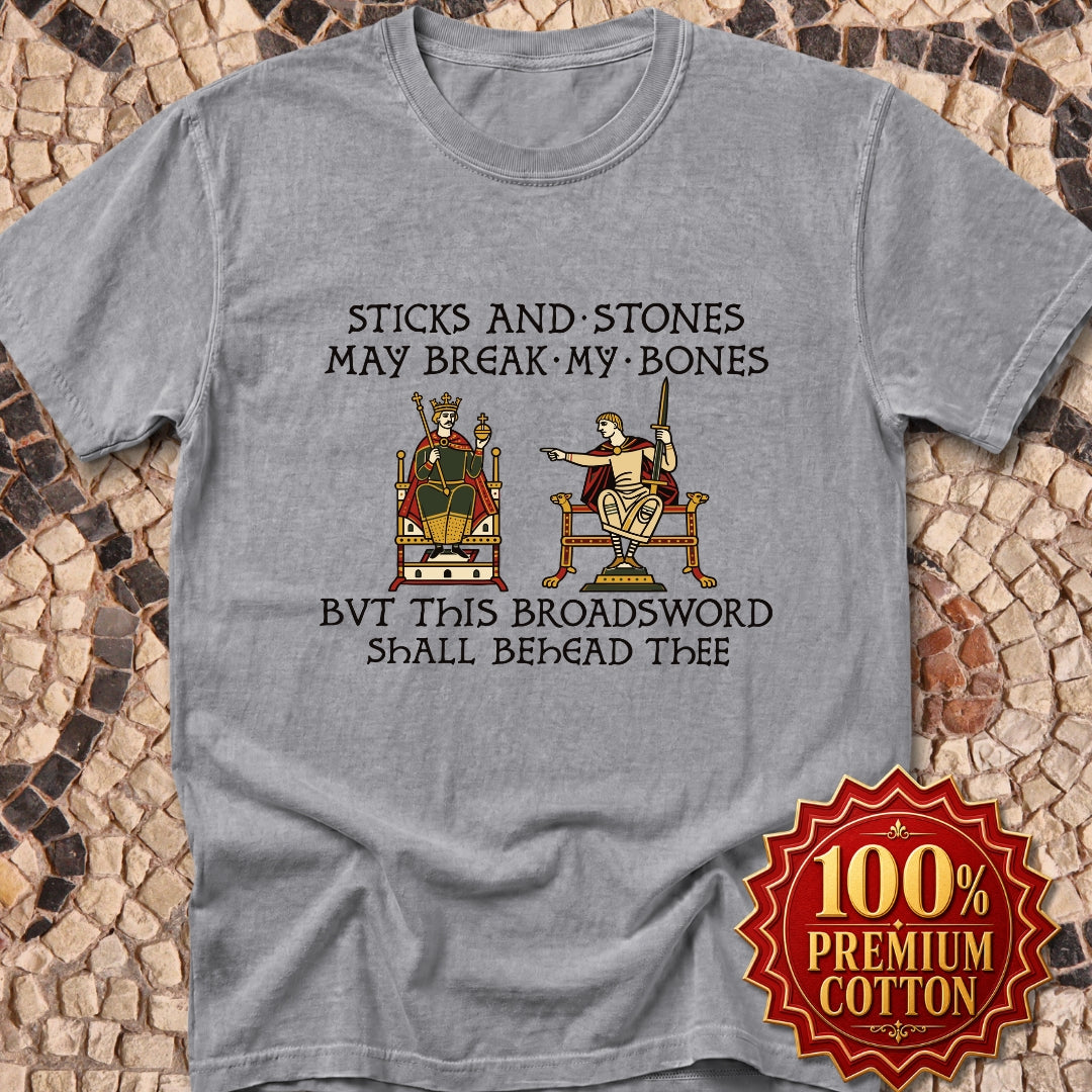 Sticks and Stones Medieval Tapestry Premium Tee