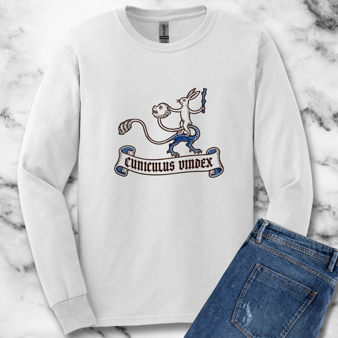 Cuniculus Vindex Medieval Emblem Unisex Long Sleeve Tee