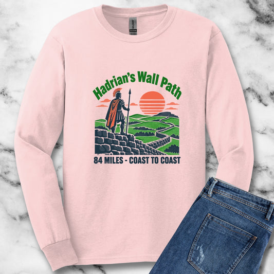 Hadrian's Wall Path Coast to Coast Unisex Long Sleeve Tee