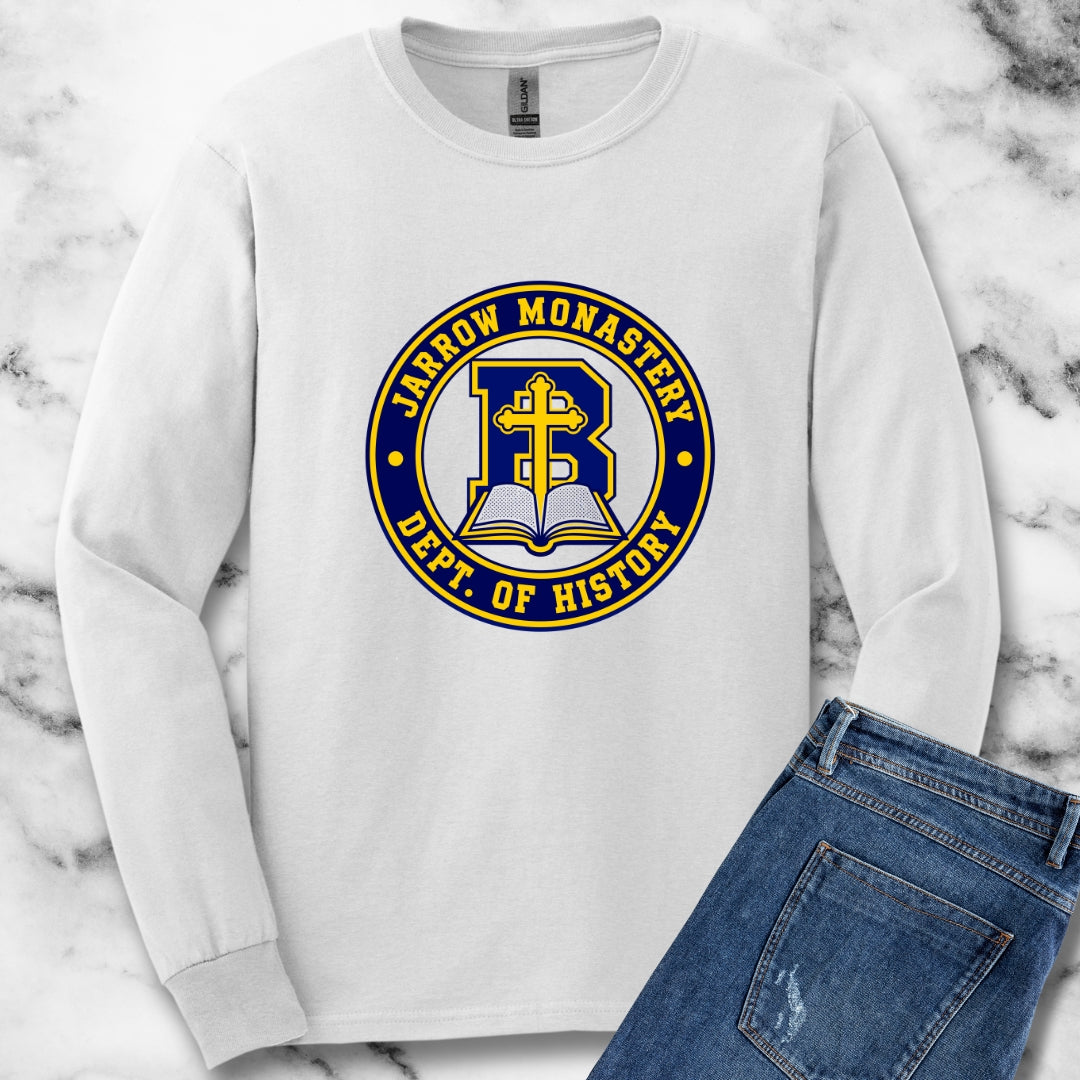 Jarrow Monastery Dept of History Unisex Long Sleeve Tee