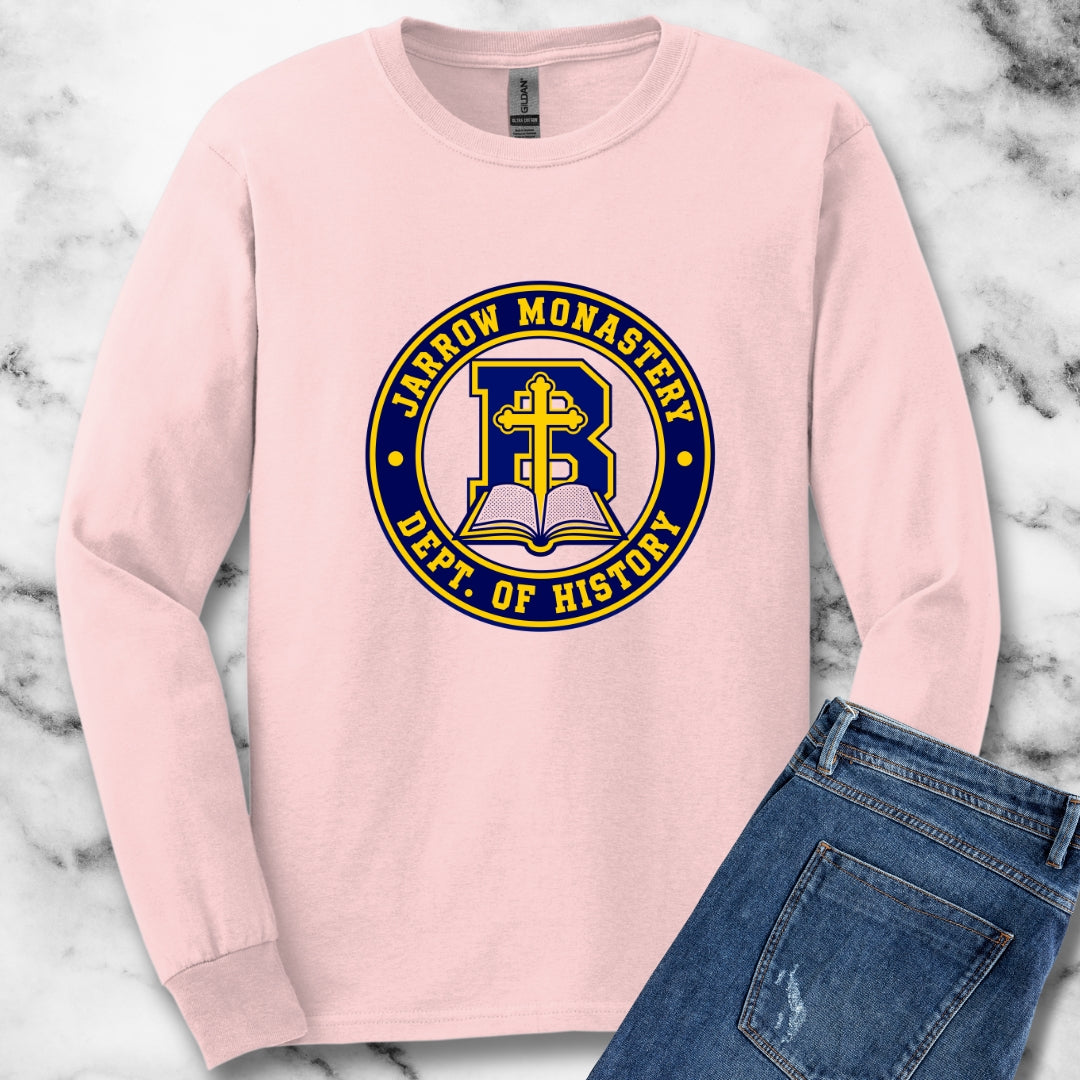 Jarrow Monastery Dept of History Unisex Long Sleeve Tee