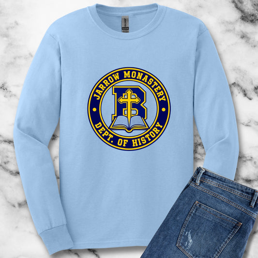 Jarrow Monastery Dept of History Unisex Long Sleeve Tee