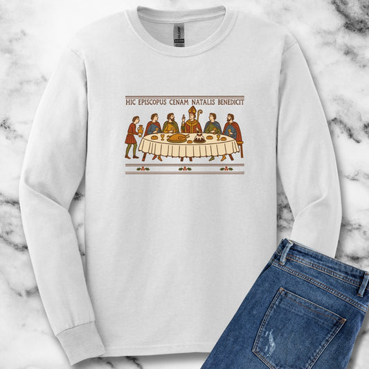 Bayeux Christmas Dinner Unisex Long Sleeve Tee