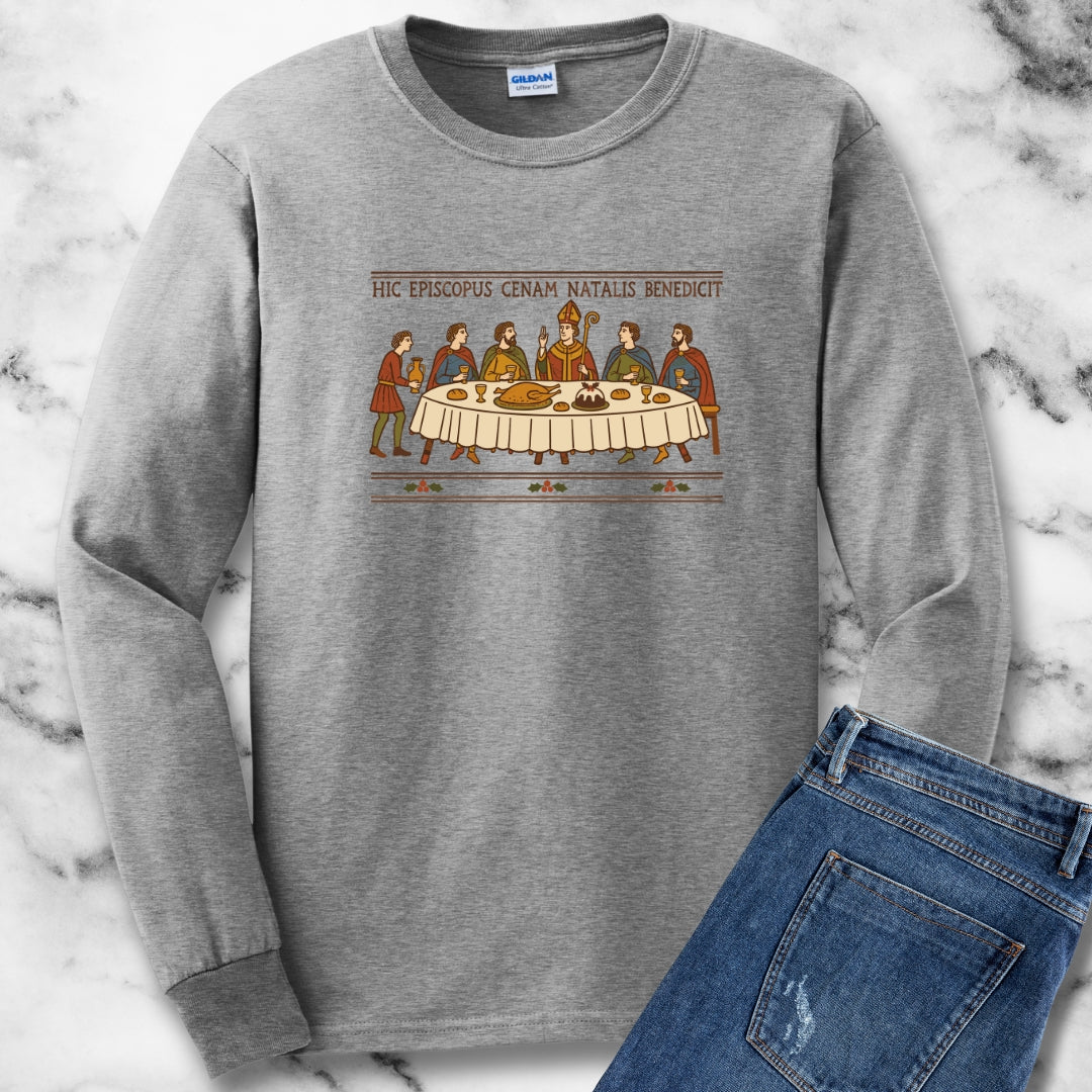 Bayeux Christmas Dinner Unisex Long Sleeve Tee