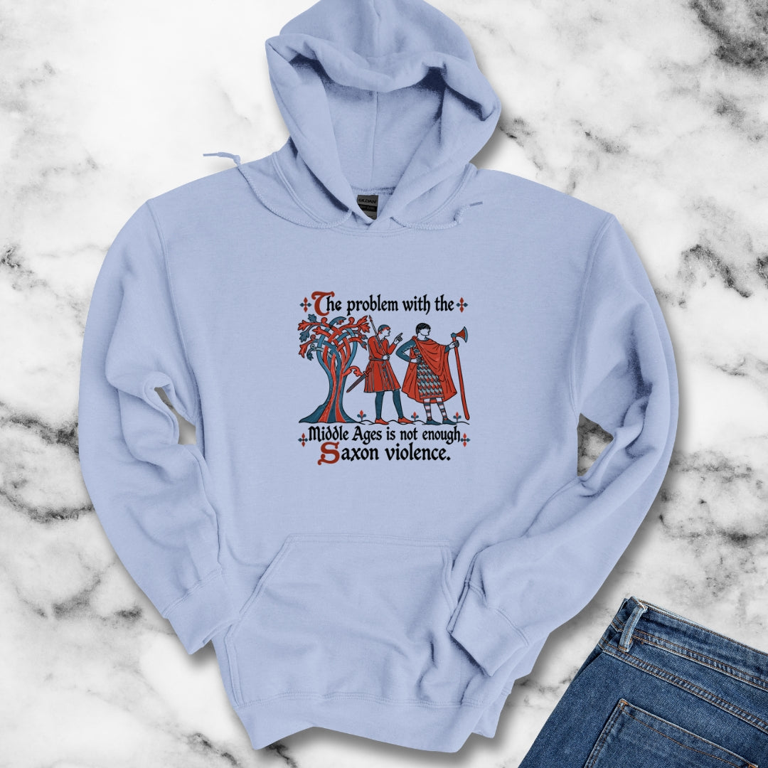 Medieval Manuscript Meme of Saxon Warriors Hoodie