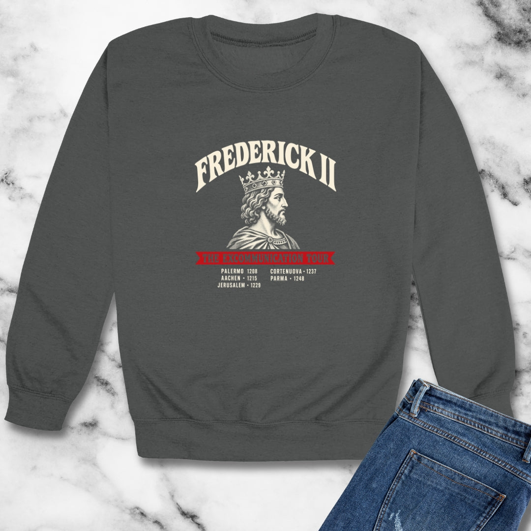 Frederick II The Excommunication Tour Unisex Heavy Crewneck Sweatshirt