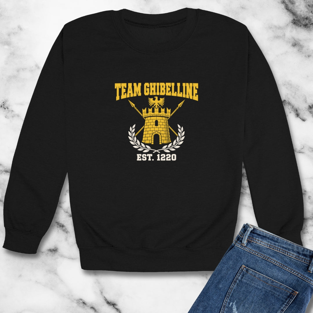 Team Ghibelline Crest Unisex Heavy Crewneck Sweatshirt