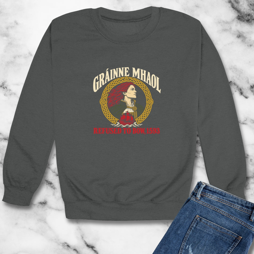 Gráinne Mhaol Refused to Bow 1593 Unisex Heavy Crewneck Sweatshirt
