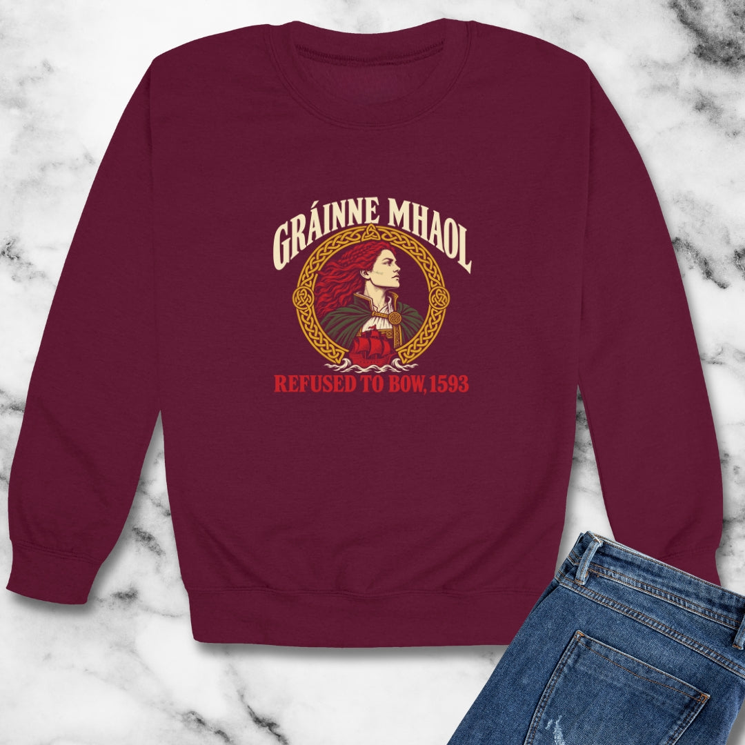 Gráinne Mhaol Refused to Bow 1593 Unisex Heavy Crewneck Sweatshirt