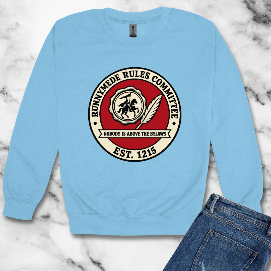 Runnymede Rules Committee Unisex Heavy Crewneck Sweatshirt