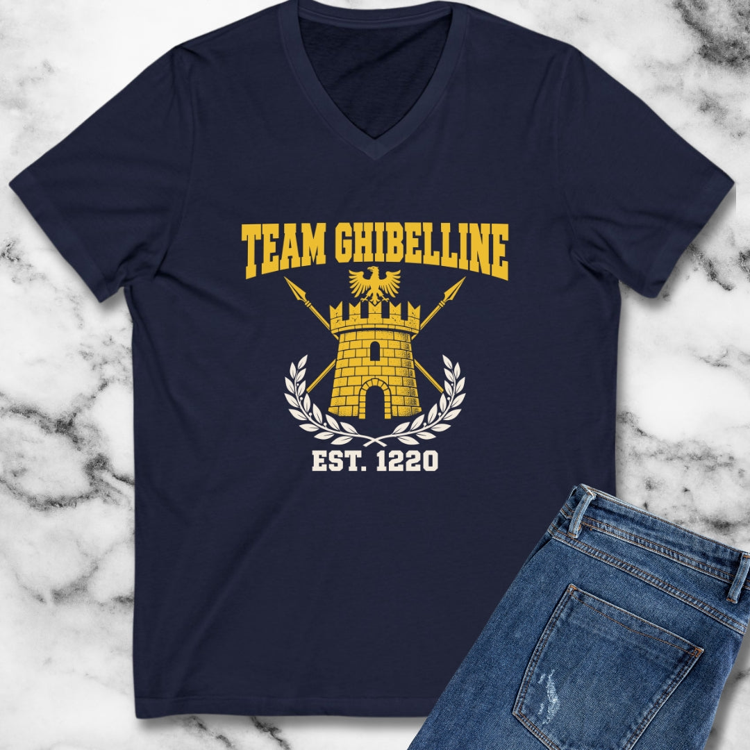 Team Ghibelline Crest V-Neck