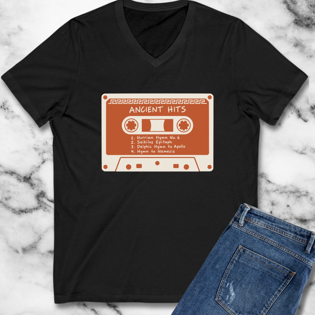 Ancient Hits Cassette V-Neck