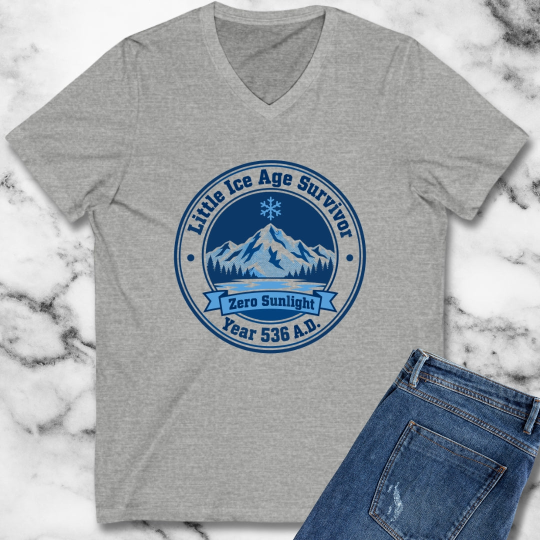 Little Ice Age Survivor 536 AD V-neck