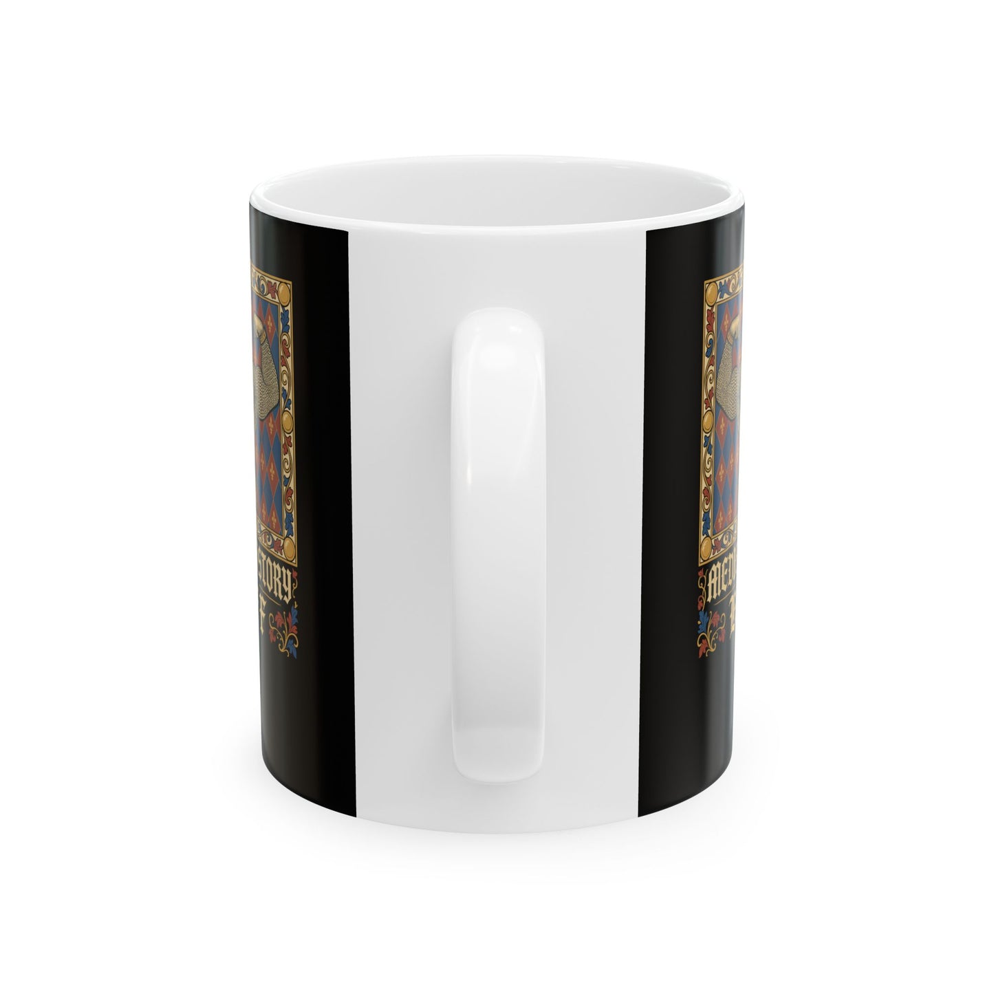 Medieval History Buff Knight Ceramic Mug, (11oz, 15oz)