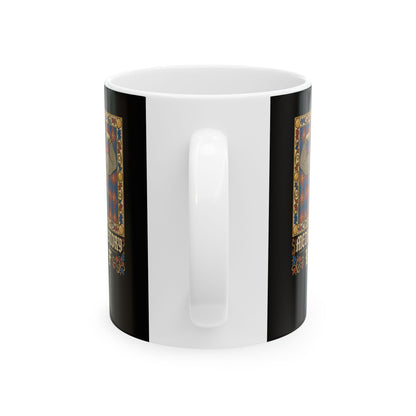 Medieval History Buff Knight Ceramic Mug, (11oz, 15oz)