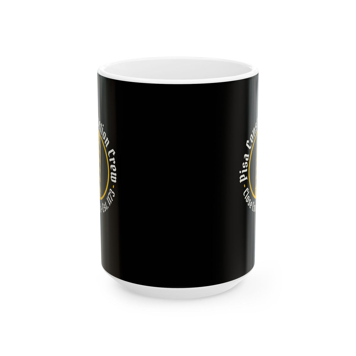 Pisa Construction Crew Leaning Tower Ceramic Mug, (11oz, 15oz)